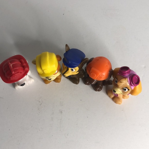 Lot of 5 Paw Patrol Mini Figures 2” tall Toys Cake Toppers - Picture 3 of 3
